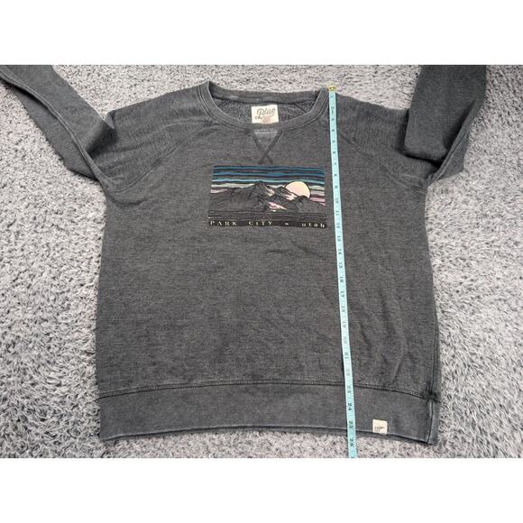 Park City Utah Sweater Adult Large Gray Crewneck Sweatshirt Outdoor Souvenir - Picture 4 of 6